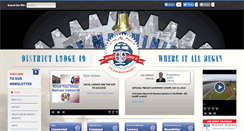 Desktop Screenshot of districtlodge19.com